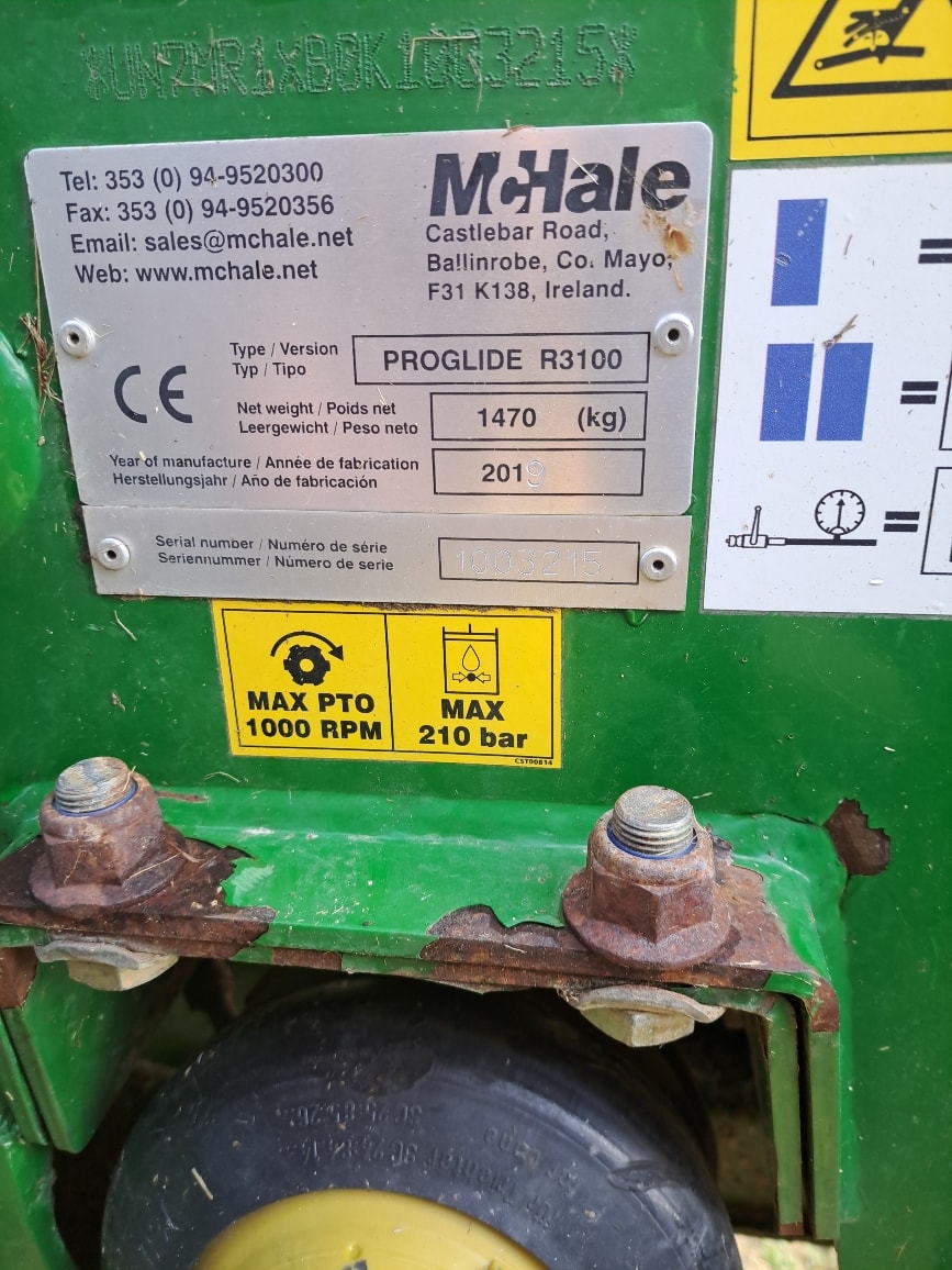 Faucheuse conditionneuse MC HALE Proglide r3100 - photo slide 6