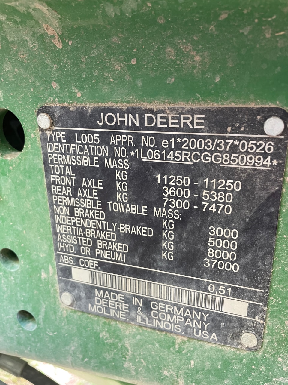 Tracteur JOHN DEERE 6145R - photo slide 3
