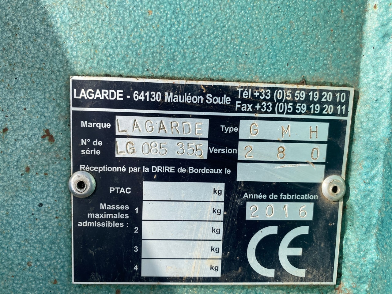 Broyeur LAGARDE GMH 280 - photo slide 5