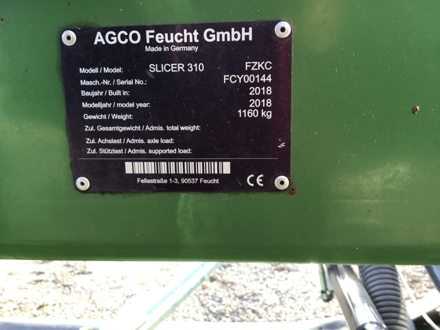 Faucheuse conditionneuse FENDT SLICER 310 FZKC - photo slide 5