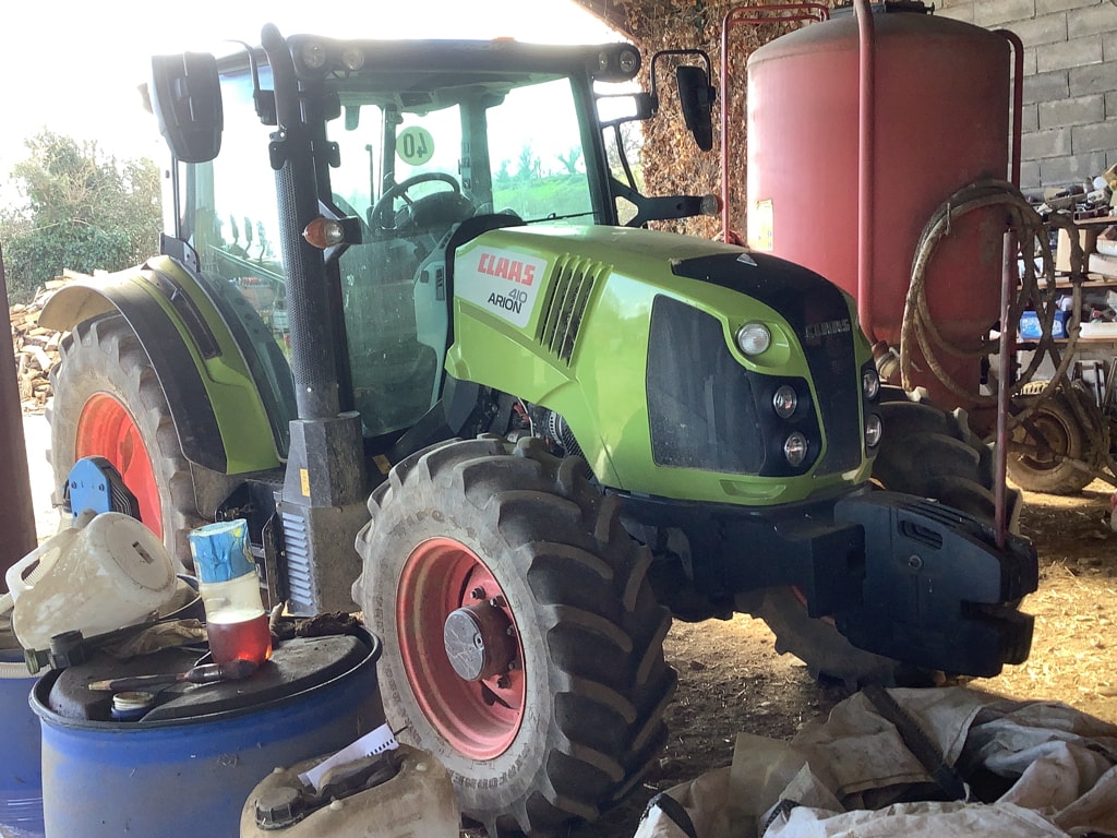 Tracteur CLAAS ARION 410 TOIT BAS - photo slide 1