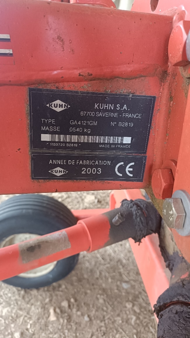 Andaineur KUHN ga 4121 gm - photo slide 2