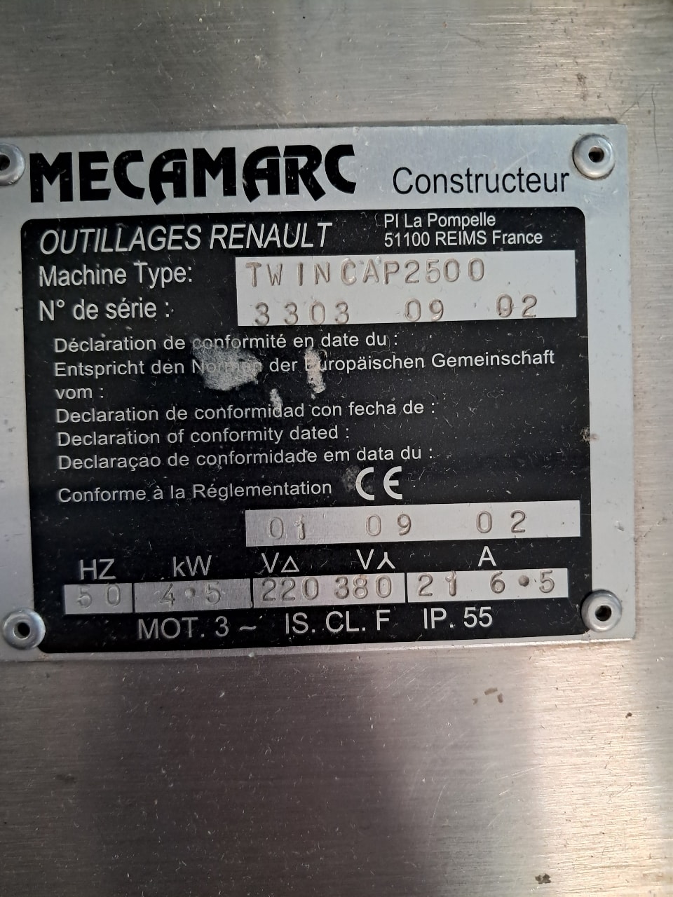 Etiqueteuse MECAMARC Twincap 2500 - photo slide 5