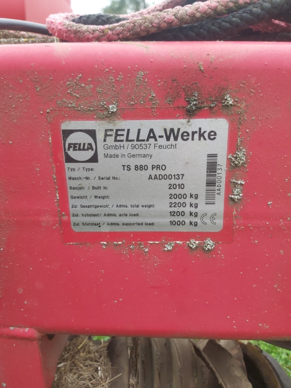 Andaineur FELLA TS 880 pro - photo slide 7