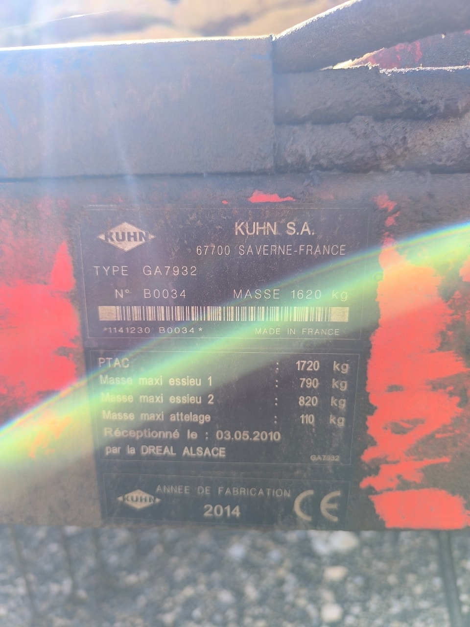 Andaineur KUHN GA 7932 + - photo slide 8