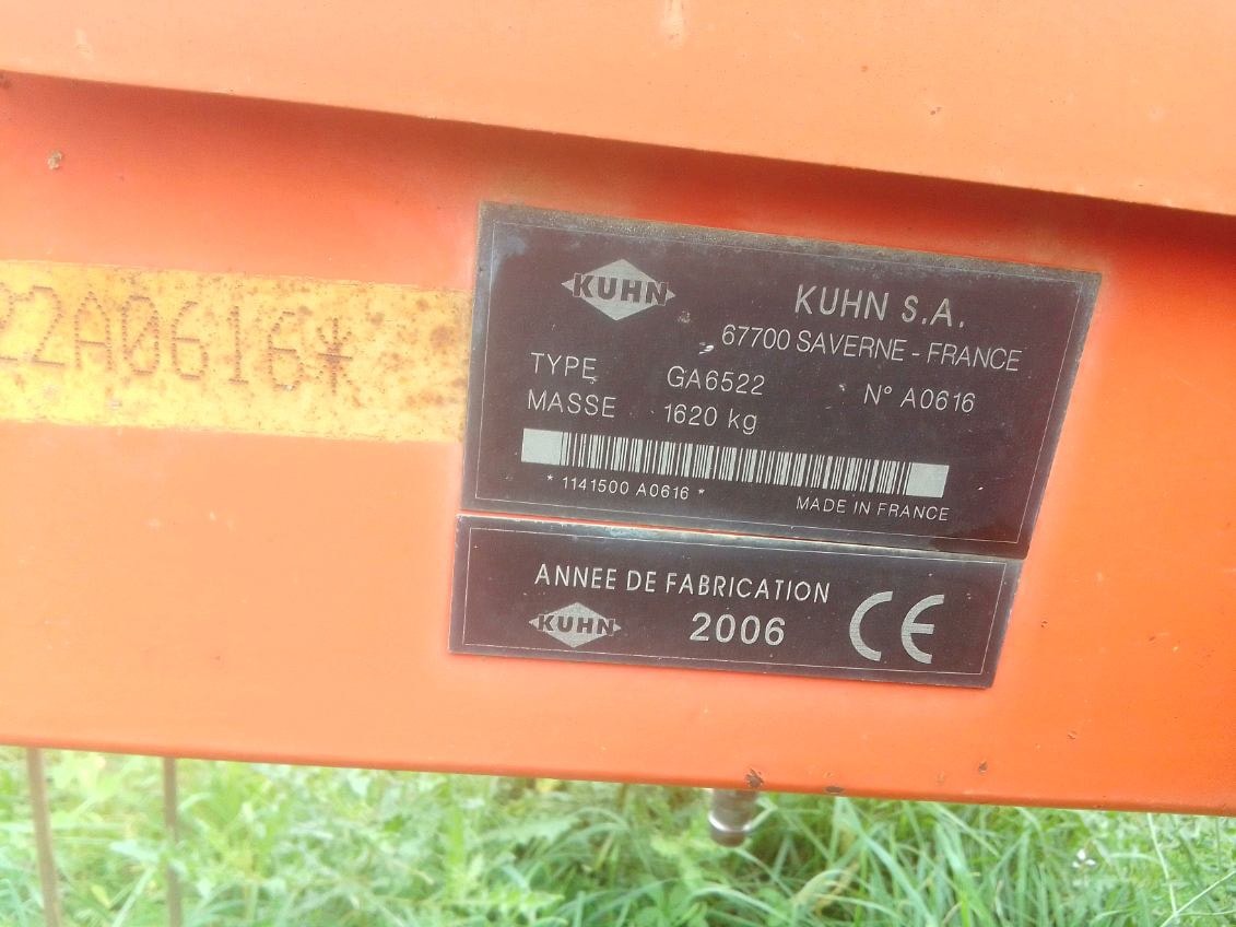 Andaineur KUHN ga 6522 - photo slide 4