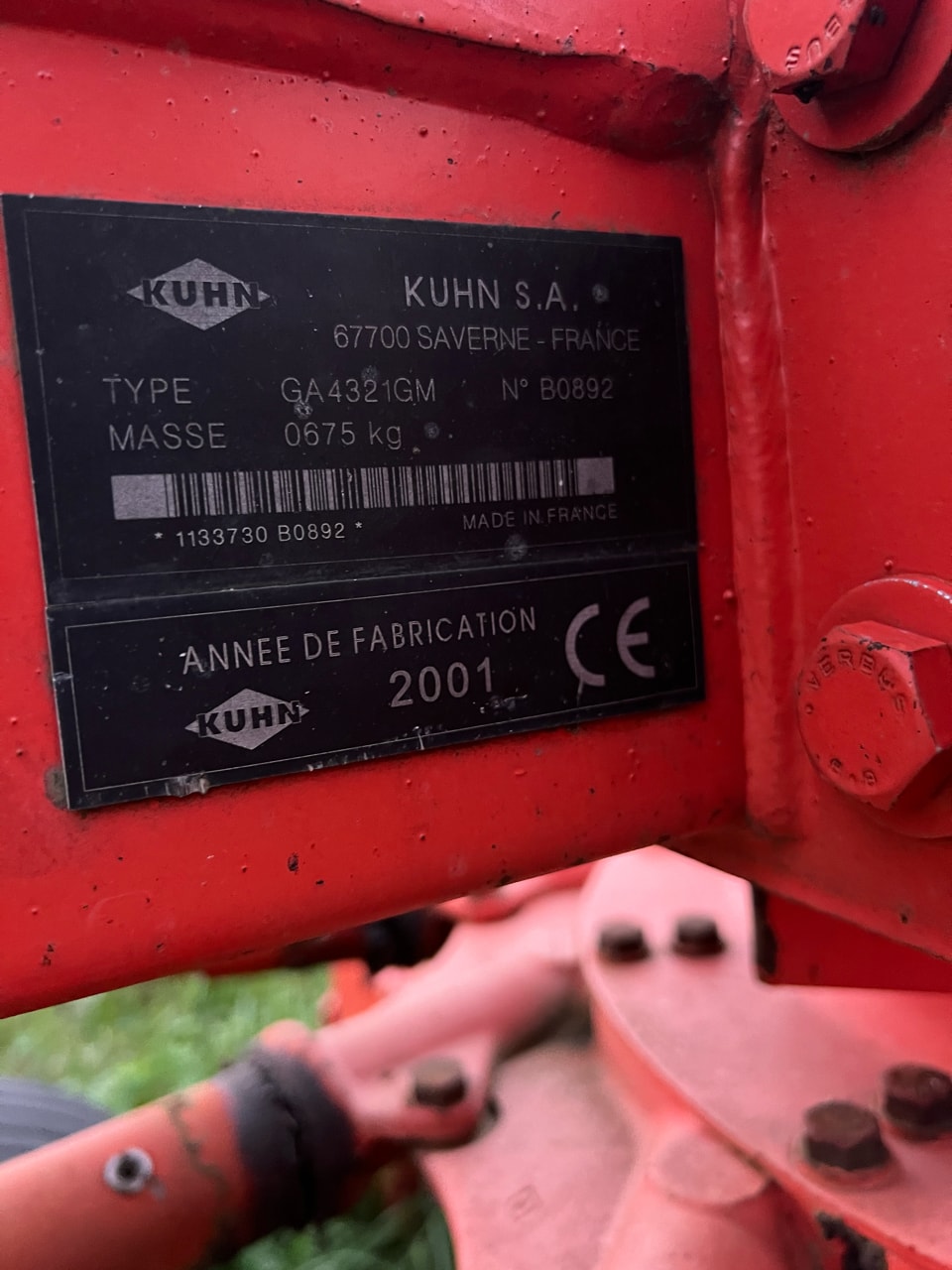 Andaineur KUHN GA 4321 - photo slide 15