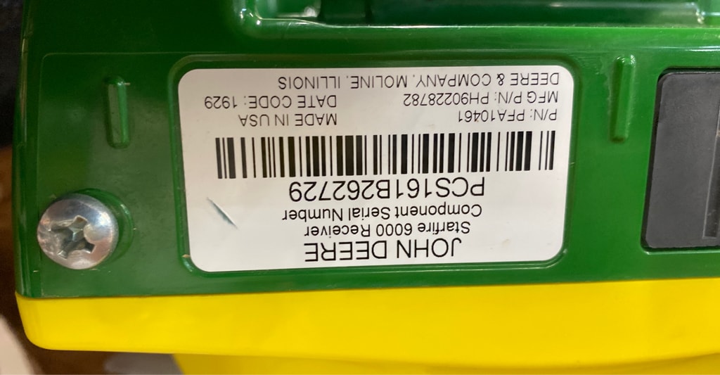 Guidage JOHN DEERE Sf6000 - photo slide 4