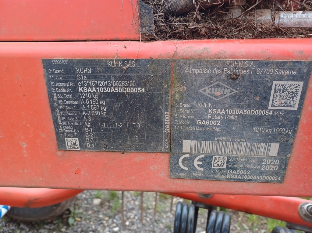 Andaineur KUHN Ga 6002 - photo slide 4