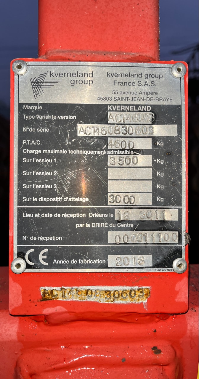 Outil de plombage KVERNELAND Actiroll Classic 830 - photo slide 7