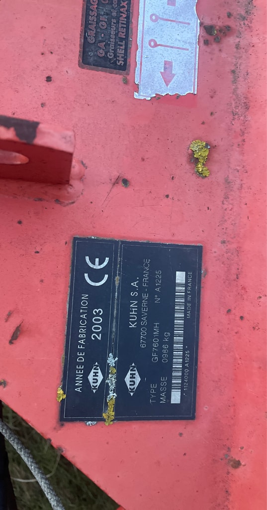 Faneuse KUHN GF7601MH - photo slide 3