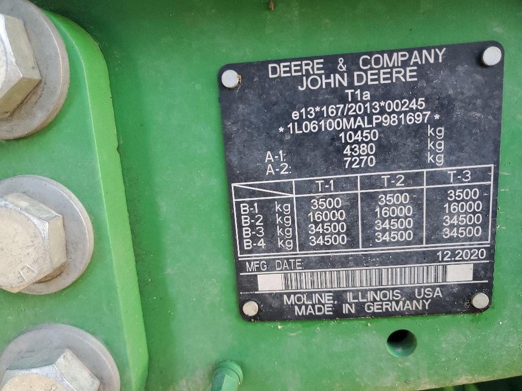 Tracteur JOHN DEERE 6100 M - photo slide 5