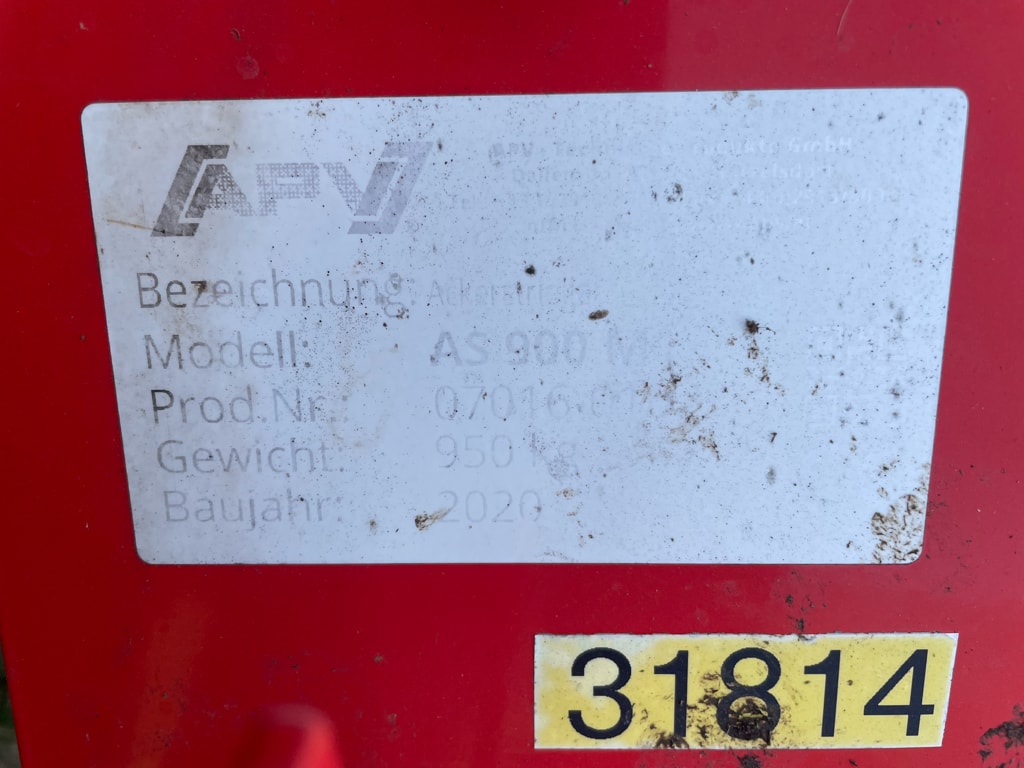 Herse de prairie APV AS 900 - photo slide 2