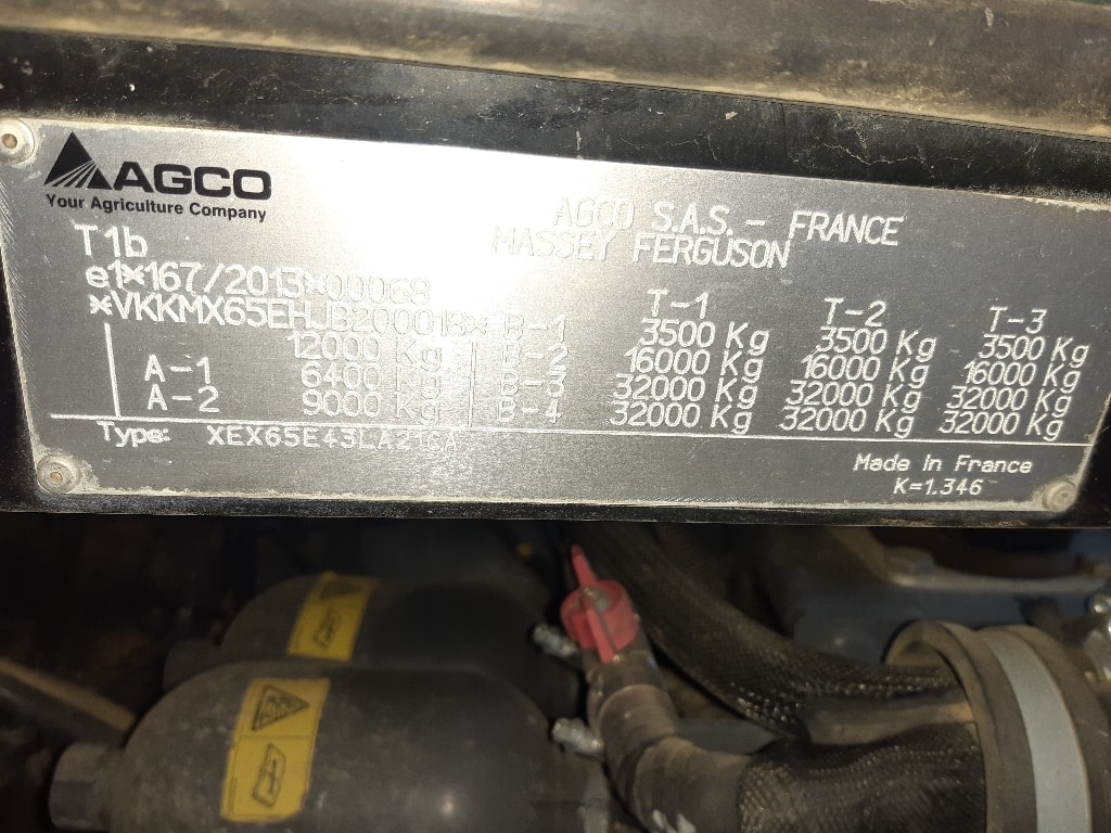 Tracteur MASSEY FERGUSON 7720 S D 6 EFFICIENT - photo slide 10