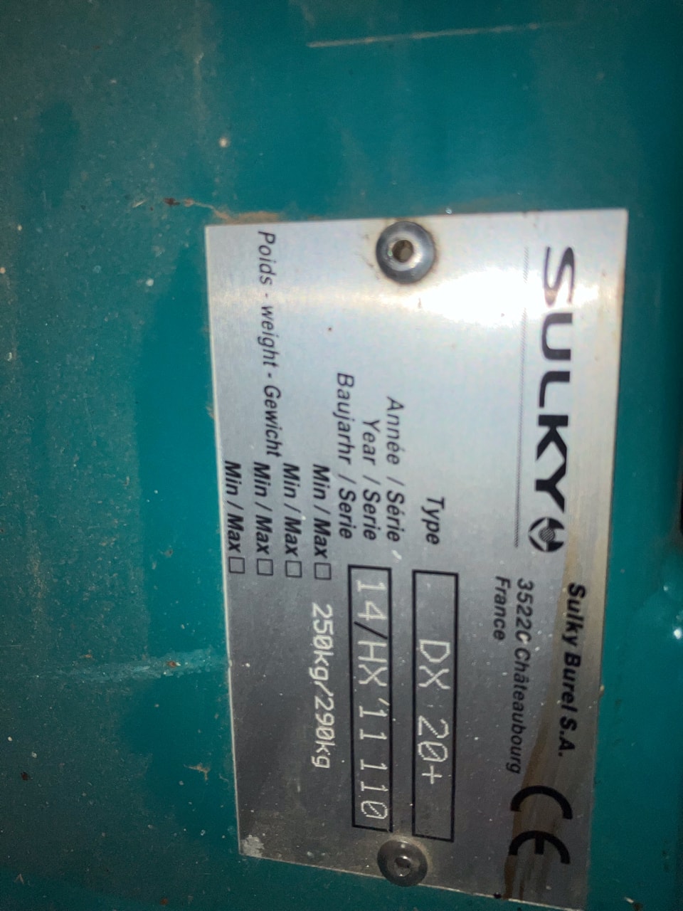 Epandeur engrais SULKY DX 20 + - photo slide 7